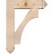 Ekena Millwork Westlake Arts and Crafts Smooth Bracket w/ Offset Brace, Douglas Fir, 7 1/2"W x 28"D x 36"H BKT0806X28X36WTL03SDF - alternate 2